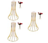 Toddmomy 3 Pezzi per Piante Idroponiche Design per Decorazione da Tavolo Adatto per Fiori e Piante Struttura Resistente e Trasparente per Osservare La