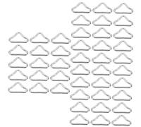 Toddmomy 3 Set Anelli Triangolari per Trampolino Accessori Resistenti per Sostituzione Rete E Tappetino per Uso Domestico E Artigianale 40 Pezzi*3