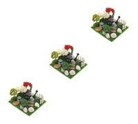 Toddmomy 3 Set Decorativo per Fatati Miniature per Creazioni Accessori Versatili per Acquari Miniatura e Decorazioni Uniche