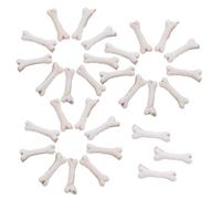 Toddmomy 30pezzi Mini Ossa Artificiali Per Decorazione Halloween Di Miniature Ossa Scheletriche Finte Ornamenti Di Festa Per Tavolo Da Sabbia Micro e Artigianato Teme Di Scheletro