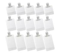 Toddmomy 30pezzi Sacchetti Trasparenti Opachi per Cosmetici da Viaggio per Shampoo e Gel Doccia Contenitori Leggeri e Compatti per Bagagli per Trasporto Liquidi Aereo