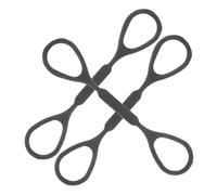 Toddmomy 3pezzi Bloccaggio Per Strumento Fiato in Silicone Nero Connettore Per Bocchino Per Tromba Anelli Per Bloccaggi Per Valvole Cappucci Per Valvole Per Tromba Accessori Per