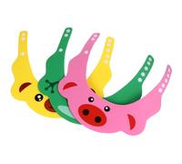 Toddmomy 3pezzi Cappelli da Doccia Regolabili in Eva con Superficie Liscia e Sicura per Bambini e Bambine Decorazioni Scuola per Bagnetto e Festival