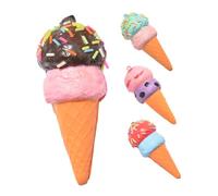 Toddmomy 4 Coni Gelato Doppio Morbidi e Leggeri e Decorazione Foto Accessori Carretto Gelati Simulati