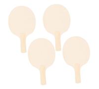 Toddmomy 4 Paddle Pong Non Verniciato per Diy Racchette Tavolo per Creativi e Colorazione per Attività e