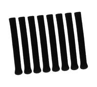 Toddmomy 4 Paia cuscinetti in vetro per le orecchie Suggerimenti di estremità degli occhiali protezioni per le orecchie degli occhiali Black