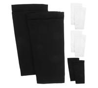 Toddmomy 4 Paia Parastinchi Per Il Calcio Calzini Per i Giovani Calze Compressive Tasca Inserita Sulle Maniche Tibia Parastinchi Calcio Giovanile Maniche Delle Gambe