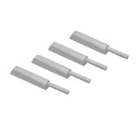 Toddmomy 4 pezzi Ammortizzatori per Porte Armadio in Grigia Chiusura Invisibile Spinta Rebounder per Mobili Accessori Push-to-open per Porte in Legno Antiruggine e Affidabili per Camera e