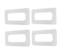 Toddmomy 4 Pezzi Base Per Pinna Staccabile Per Sup Standup Paddleboard Pinna Slot Patch Supporto Riparazione Penna Piastra Base Pvc