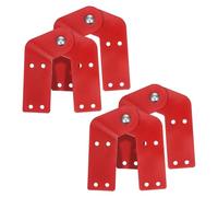 Toddmomy 4 Pezzi Cerniere Pieghevoli per Scala da Soffitta Supporti in Metallo Regolabili per Riparazione Scale Retrattili Cerniere per Gradini Silenziose e Versatili