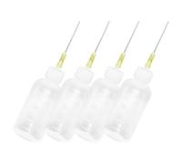 Toddmomy 4 pezzi Flaconi Applicatori Precisione con Tappo Antigoccia per Colla e Vernice Bottiglie Dosatrici Riutilizzabili per Giochi Trenini e Artigianato