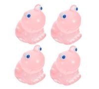 Toddmomy 4 Pezzi Mini Ranocchie Resina Luminescenti Decorazioni Adorabili per Acquari e Spazi Decorativi Idee Uniche per Amici e Famiglia Resistente e Lifelike