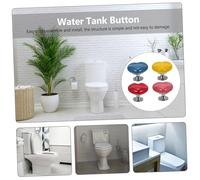 Toddmomy 4 Pezzi Pulsante per Wc Forma di Cuore Colorato Plastica Resistente Pulsanti per Sciacquone Bagno Facile da Premere Accessori Decorativi per Cassetta Acqua in Casa