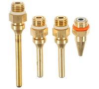 Toddmomy 4 pezzi Ugelli per Colla Caldo in Rame con Tubo Lungo Antigoccia Ricambi per Spruzzatori Colla Artigianali Punta Fine per Riparazioni Precise Colore Casuale Colore Casuale