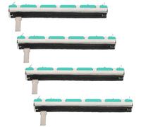 Toddmomy 4 Potenziometri a Slitta Doppi Canale 10K per Mixer Dj Resistori Variabili Lineari per Controllo Volume e Regolazione Intensità Luminosa Fader Scorrevoli Professionali per