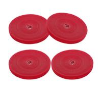 Toddmomy 4 Rotoli di Fascette per Piante, Ideali per sostenere e Guidare la | Cinghie in nylon resistenti alle intemperie per piante rampicanti, alberi da frutto e ortaggi, colore rosso.
