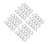 Toddmomy 4 Set Anelli Triangolari Ferro Zincato Per Rete Trampolino Fibbie Resistente Per Letto Elastico Accessori Ricambio Per Trampolini E Borse 20 Pezzi*4