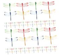 Toddmomy 4 Set Decorazione Simulata della Libellula Magneti per Lavagna Bianca Magnete Decorativo per Frigorifero Piccoli Magneti del Frigo Magneti Decorativi PVC Colore Casuale 25 Pezzi*4