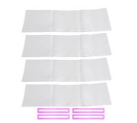 Toddmomy 4 set di bustine protettive per carte da Mahjong, custodie protettive in plastica trasparente per carte da Mahjong, righello per la lettura delle linee, scheda segnapunti per accessori