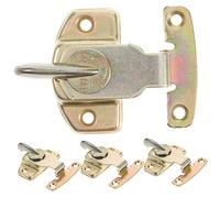 Toddmomy 4 set Serrature Molla per Tavoli da Pranzo Allungabili Connettori in Metallo con Finitura Satinata per Tavoli Estensibili e Postazioni di Lavoro Blocco Sicurezza per Mobili e