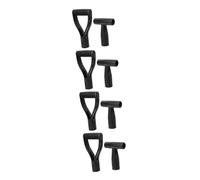 Toddmomy 4 Set Spade in Acciaio A Forma Di T Manico Della Pala Da Scavo Manico Da Giardinaggio Pale Maniglia Di Presa Manico Di Ricambio A Forcella Polimero Anticollisione Nero 2 Pezzi*4