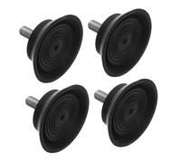 Toddmomy 4 Tappetini Antiscivolo per Attrezzature Fitness Regolabili per Livellamento Protezione per Palestra e Biciclette Stazionarie Riduzione e Sicurezza Allenamento