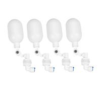 Toddmomy 4 Valvole Galleggianti in Plastica per Controllo Automatica per Serbatoi Stabile Tracimazione Facile Installazione e Rimozione