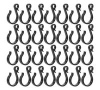 Toddmomy 40 ganci in plastica per appendere: mini gancio a forma di S per sacchi multiuso - supporto per tubo di scarico da appendere sopra il lavello, per la lavanderia o la cantina.