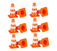 Toddmomy 40 Miniature Giocattoli Educativi per Coni Arancioni e Stradali Realistici per Mini Costruzione e Apprendimento Interattivo