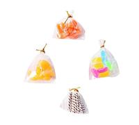Toddmomy 4confezioni Miniature Food Model for Kids Mini Food Toy Accessories for Dollhouse Play Realistic Snack Models Candy Fruit Roll