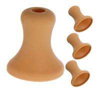 Toddmomy 4pezzi Copertura Protettiva in Silicone Per Bocchino Di Flauto Di Cucurbita Ricambio Per Manicotti Per Strumenti Musicali Protezione e Scudo Per Bocchini Di Flauto Di Cucurbita