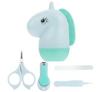 Toddmomy 4pezzi Kit Per La Unghie Per Pinzette Limetta Inossidabile Per Mani Piccole