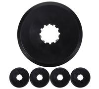 Toddmomy 5 Pezzi Protezione Ruota Libera per Bicicletta Nera, Copertura pignone in plastica, Protezione Catena Resistente per Mountain Bike e Bici da Strada, Accessorio per Ciclismo