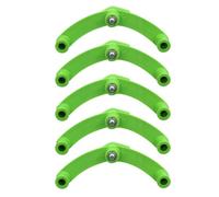 Toddmomy 5 Pezzi Supporto Regolabile per Alberi da Frutto e Bonsai in ABS Verde Design a Tre Colonne per Modellatura Piante e Allenamento a Basso Stress