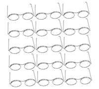 Toddmomy 50 Miniature Doll Glasses in Wire Rim Eyewear For Dollhouse Crafts DIY Doll Making Supplies And Accessories