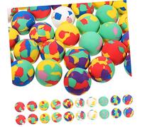 Toddmomy 50 Palline Elastiche in Eva per Bambini Palline Rimbalzanti Colorate Giocattoli Antistress Dimensioni per Compleanni e