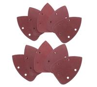 Toddmomy 50 Pezzi Abrasivi Triangolari con Carta Vetrata Hook And Loop per Levigatrice Mouse per Levigatura Legno e Finitura Precisa
