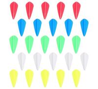 Toddmomy 50 Pezzi Impennaggi in Gomma a Forma di Goccia d'Acqua per Frecce, Accessori per Tiro L'Arco Resistenti e Leggeri, Adatti a Tutte Le Condizioni Atmosferiche per Colore Casuale