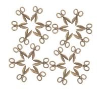 Toddmomy 50 Pezzi Miniature Metal Dollhouse Scissors Tiny Sewing Tools For Micro Landscape Crafting Projects And Collectors