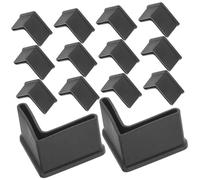 Toddmomy 50 pezzi Protezione Gambe Mobili Angolari Antiscivolo e Anti-Danno per Sedie e Tavoli Gommini Flessibili con Assorbimento Urti e Protezione Pavimenti