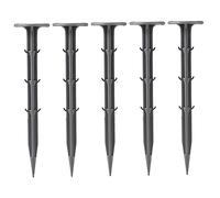 Toddmomy 50 Pezzi Set Di Unghie Da Giardino a Prova Di Insetto a Da Giardinaggio Ombreggiatura Pianta Copriletto Da Giardino Rialzato Paesaggio Netto All'aperto Grigio Plastica