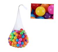Toddmomy 50pezzi Palline Colorate Oceaniche Plastica Per Ragazzo Ragazza Giocattoli Educativi Per Piscine e Parchi Giochi Con Sacchetto Rete Per Organizzazione Resistente Agli Urti