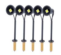 Toddmomy 5Pezzi Lampade Miniaturizzate Decorativa LED per Paesaggio Riflettori per Diorami e Sabbia per Decorazioni Chic e Regali per Appassionati