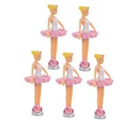 Toddmomy 5pezzi Pupazzi Di Danza Per Scatola Musicale Elegante Figurina Di Ballerina Per Decorazione e Collezione Accessori Per Scatole Musicali Con Stile Da Principessa Resistente e