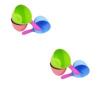 Toddmomy 6 Bicchieri Bagnetto per Cup per Shampoo e Lavaggio Doccetta per Ragazzo e Facili Giocattoli Galleggianti per Colore Casuale