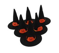Toddmomy 6 Decorazioni Uniche per Bottiglie Vino e Cappellini per Feste Halloween e Eventi Tematici