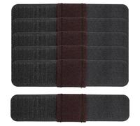 Toddmomy 6 Pezzi Cuscinetti per Gambe Sedie con Chiusura a Strappo Protezione Feltrini per Mobili Tondi 18-35Mm Proteggi Pavimenti in Legno e Superfici Adatti per Tubi Quadrati e