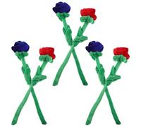 Toddmomy 6 Pezzi Peluche Rosa Fiori Selvatici Fiori Imbottiti Roba Carina Fiori Di Peluche Positivi Per Tende Per Tende Mazzi Di Peluche Fatti a Mano Giocattolo Di Fiori Peluche Corto