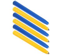 Toddmomy 6 Pezzi Penna Magnetica da Disegno in Plastica Blu e Gialla per Lavagne Magnetiche, Stimola L'immaginazione, per attività Educative in Aula