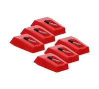 Toddmomy 6 Pezzi Stilo Giocatore Kit Spazzola Per La Pulizia Dei in Vinile Stoviglie Banco Dei Audio Misura Giradischi Documentazione Portatile Record Giocando Alluminio Rosso